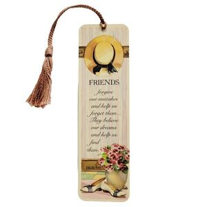 Vintage 90s Paula Finn Between Friends love Bookmark 1993 Quality Artworks, LV01